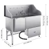 Stainless Steel Dog Washing Station - Vevor