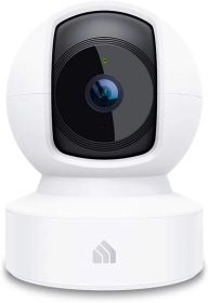 Kasa Indoor Pan/Tilt Smart Security Camera, 1080p HD Dog-Camera,2.4GHz with Night Vision,Motion Detection for Baby and Pet Monitor