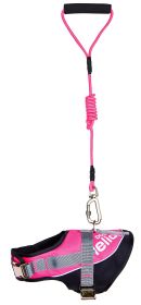 Helios Bark-Mudder Easy Tension 3M Reflective Endurance 2-in-1 Adjustable Dog Leash and Harness (size: medium)