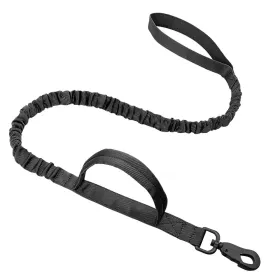 Bungee Dog Leash (Color: Black)